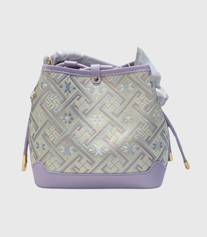 ZhuangJin light purple crossbody bag