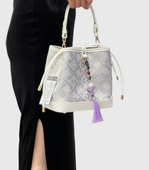 ZhuangJin light purple crossbody bag