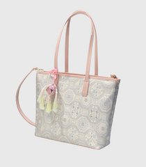 Python Dragon Pattern Brocade Pattern Handbag